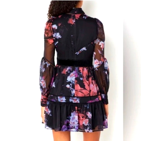 Ted Baker Greetah Dress Ladder Trim Insert Mini Dress - Picture 5 of 16